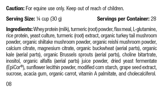 Equine Immune Support, Rev 06 Supplement Facts
